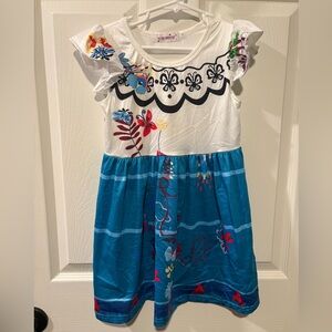 Encanto Disney Colorful Floral Dress